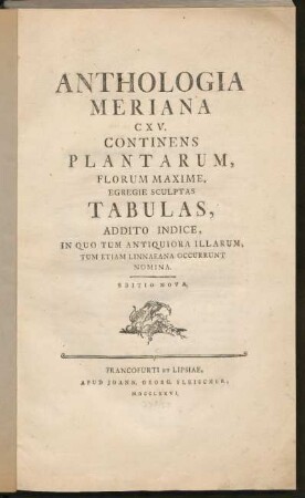 Anthologia Meriana