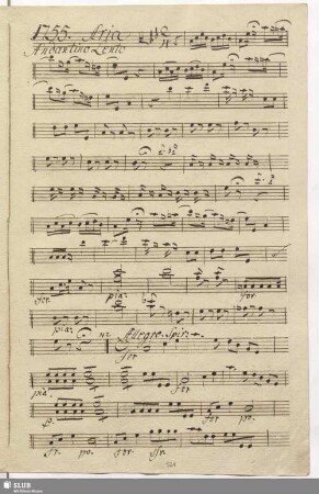 1755. Aria: Idol mio saro costante / Cimarosa, D.