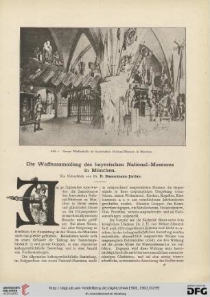 2: Die Waffensammlung des bayrischen National-Museums in München