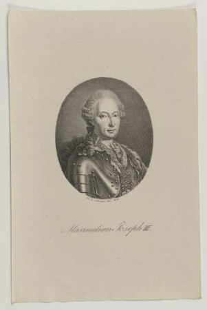Bildnis des Maximilian Joseph III., Kurfürst von Bayern