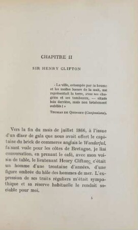 Chapitre II. Sir Henry Clifton