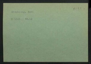 Stichling, Karl