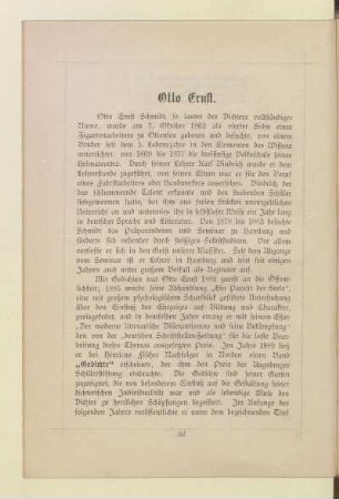 Otto Ernst.