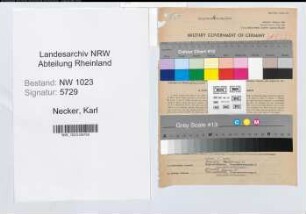Entnazifizierung Karl Necker , geb. 30.10.1901 (Inspektor)
