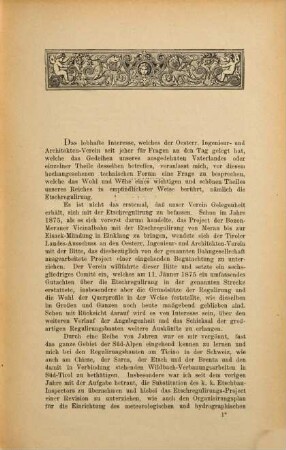 Die Etschregulierung in Tirol und Italien : Vortrag gehalten in der Vollversammlung des Österr. Ingenieur- und Architekten-Vereines am 18. April 1891