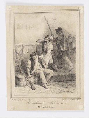 Les scélérats! Ils l’ont tué, Blatt 3 der Folge "Album patriotique!"