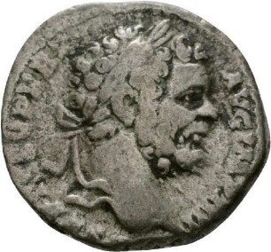 Denar des Septimius Severus mit Darstellung des Mars