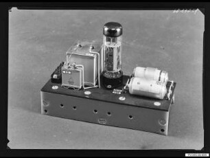 Hochspannungsanlage 60 KV HA1, Bauteil 1 von oben, Foto 1960