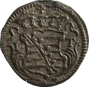 Münze, Pfennig, 1695