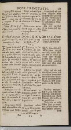 Dominica XXVI. post Trinitatis : Epist. 1. Thessal. 1