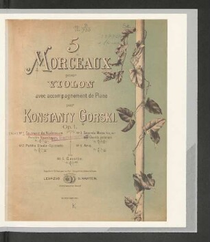 1: Souvenir de Nadrzecze. 1. Mazourka : op.1