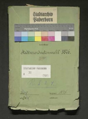 Wahl der Stadtverordneten 1876