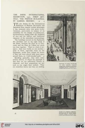90: The Paris International Exhibition, 1925, [1] : the French buildings