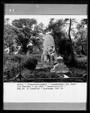 Grabdenkmal der Familie Naether
