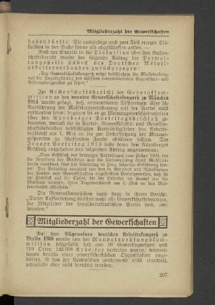 Mitgliederzahl der Gewerkschaften