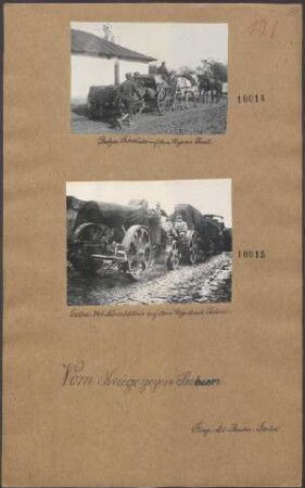 Bulgarische Feldküche auf dem Wege zur Front