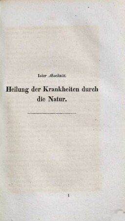 Versuch zur wissenschaftlichen Begründung der Wasserkuren