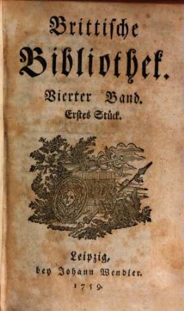 Brittische Bibliothek. 4. 1759