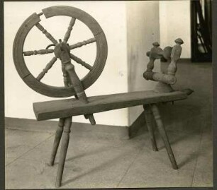 Museum: Spinnrad, 18. Jh.