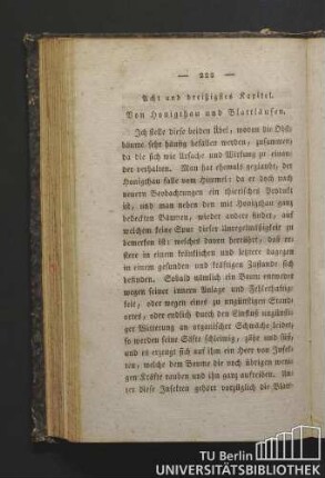Acht und dreißigstes Kapitel. Von Honigthau und Blattläusen.