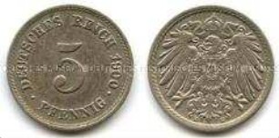 Deutsches Reich, 5 Pfennig