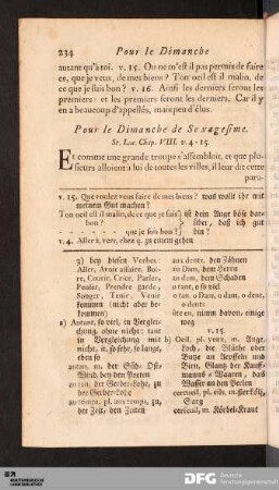 Pour le Dimanche de Sexagesime