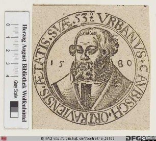 Bildnis Urban Gaubisch (lat. Gubisius)