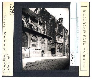 Nürnberg: St. Lorenz, Südseite, Sakristei