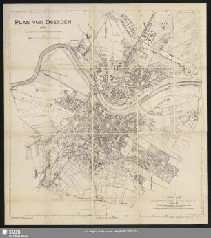 Beilage III. Plan von Dresden. 1878