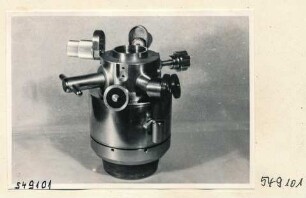 Elektronenmikroskop Zusammenbau, Bild 10; Foto 1954