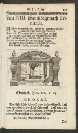 Am XIII. Sonntage nach Trinitatis