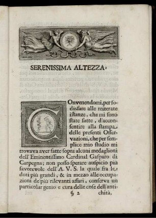 Serenissima Altezza.