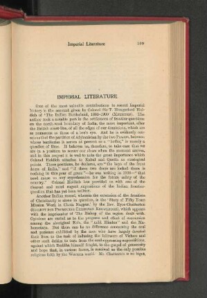 Imperial Literature.