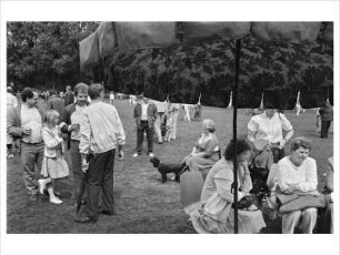 Sportplatz am Buchenwald, Schachtfest auf Zeche Minister Stein, Eving, Dortmund, BRD, 1985