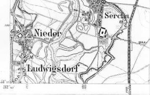 Görlitz-Ludwigsdorf. Meßtischblatt, Sekt. Penzig, 1888
