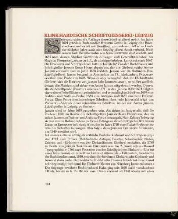 Klinkhardtsche Schriftgiesserei. Leipzig