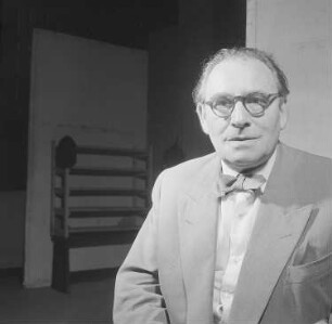 Porträt des Schauspielers und Regisseurs Wolfgang Heinz : Porträt von Wolfgang Heinz