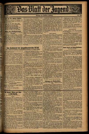 Zweite Ausgabe vom Mittwoch, den 20. Mai 1931.