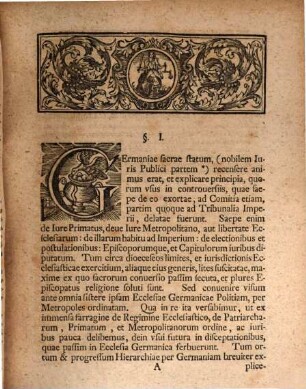Dissertatio Ivris Ecclesiastici Pvblici De Primatibvs, Metropolitanis, Et Reliqvis Episcopis Ecclesiae Germanicae