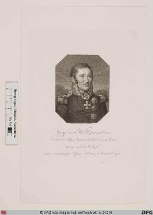 Bildnis Ludwig Adolph Peter Graf Wittgenstein (1834 Fürst) von Sayn-W.-Ludwigsburg