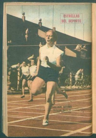 Lilian Heinz, destacada figura de nuestro atletismo - [Fotografía] : Estrellas del deporte