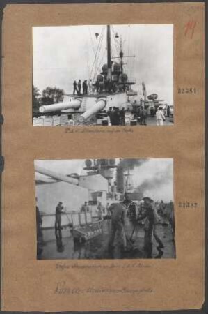 Großes Reinemachen an Bord S.M.S. Kaiser