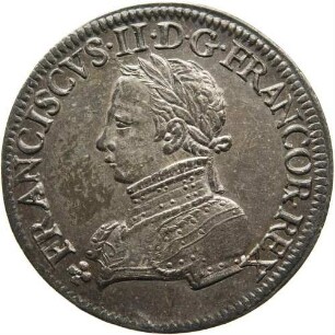 König Franz II. - Krönung in Reims am 17. September 1559