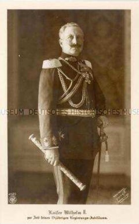 Postkarte zum 25jährigen Regierungsjubiläum Wilhelms II.