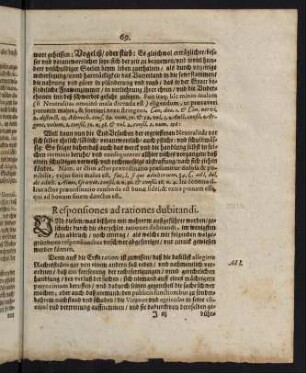 69-80, Responsiones ad rationes dubitandi.