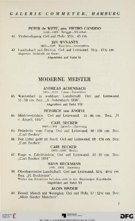 Moderne Meister (Nr. 43-262)
