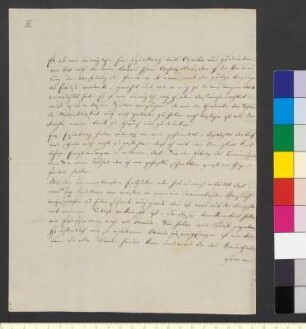 Brief von Beer, Michael an Goethe, Johann Wolfgang von