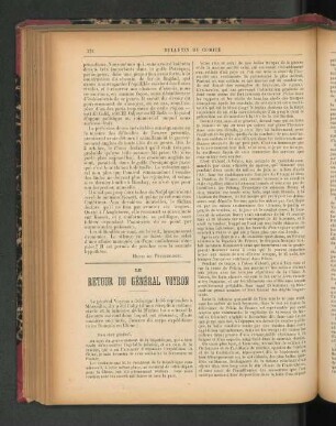 Le Retour du Général Voyron.