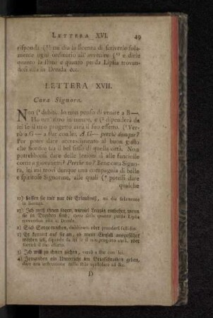 Lettera XVII.