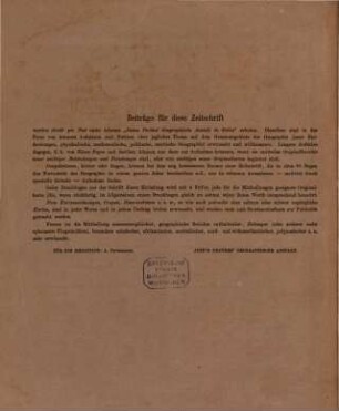 Mittheilungen aus Justus Perthes' Geographischer Anstalt über wichtige neue Erforschungen auf dem Gesammtgebiete der Geographie. [8]. 1862